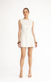 Rukaya Mini Dress (Oat)