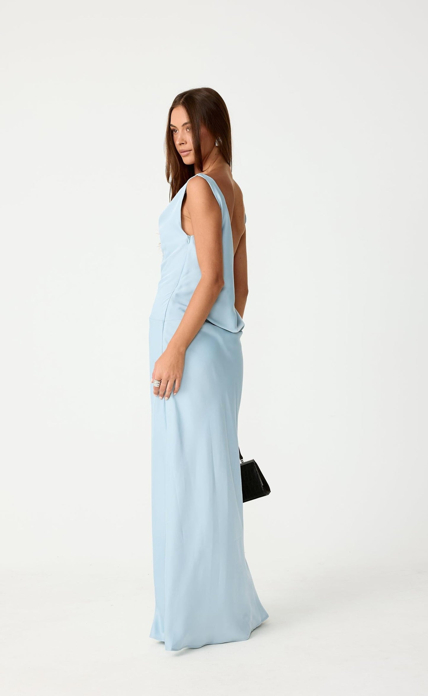 Adley Maxi Dress (Pale Blue)