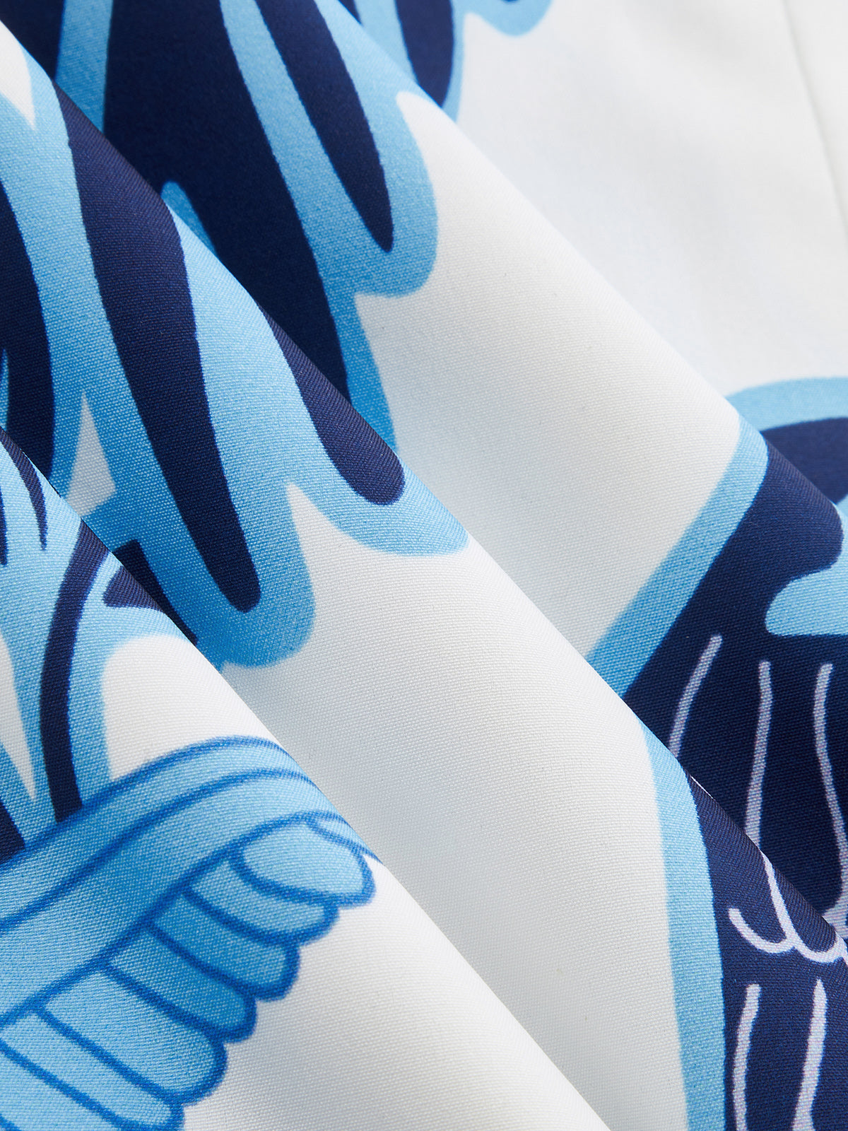 Tropical Print Tiered Maxi Dress