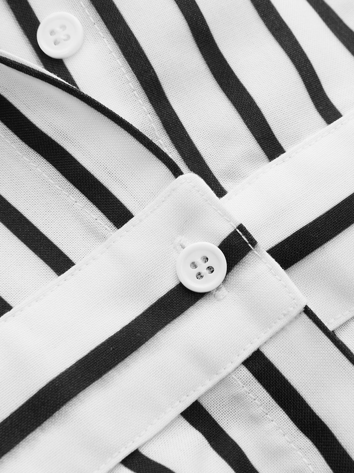 Striped Sleeveless Shirt Maxi Dress