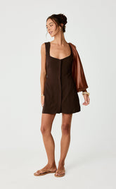 Conway Mini Dress (Chocolate)