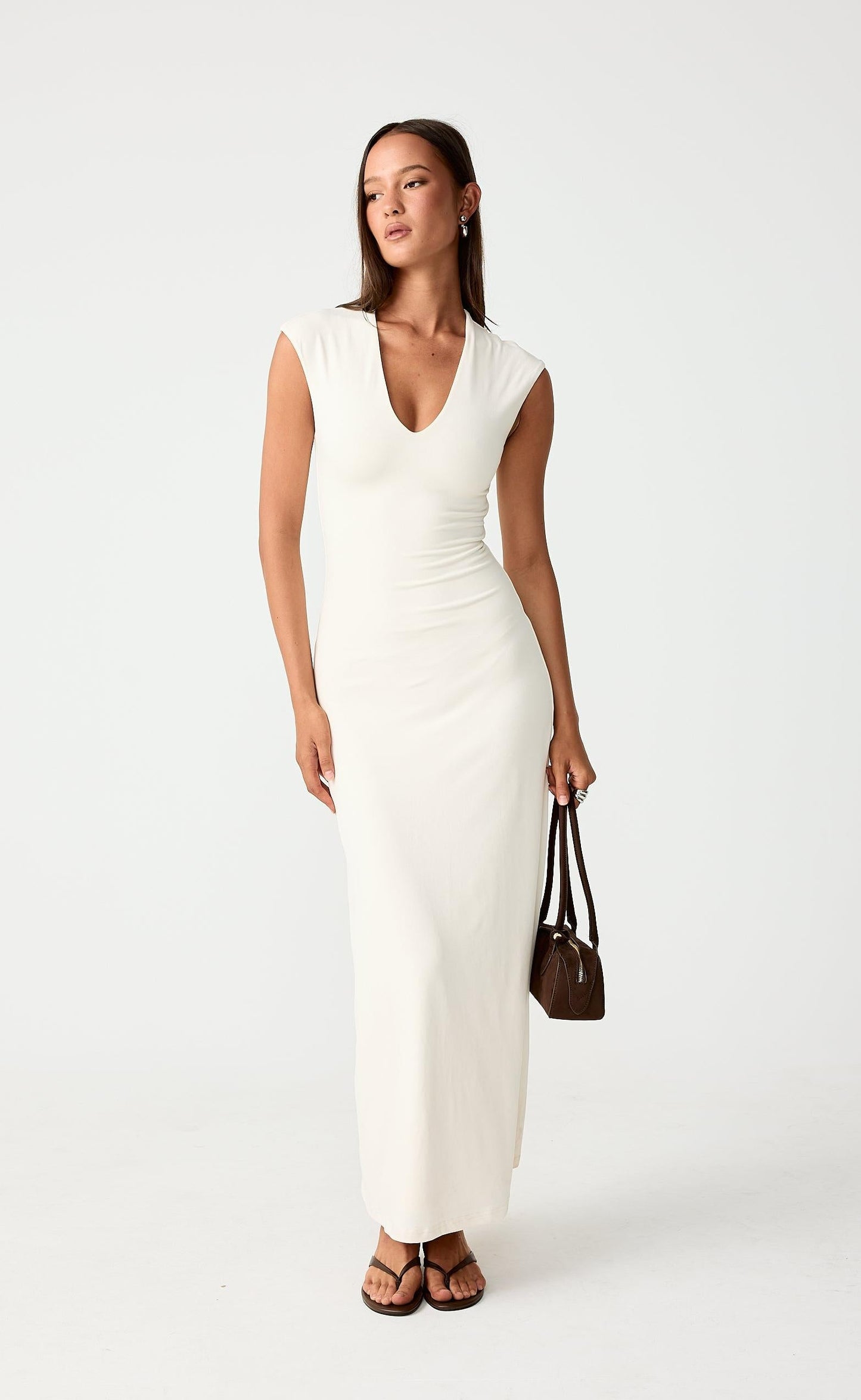 Deka Maxi Dress (Oat)