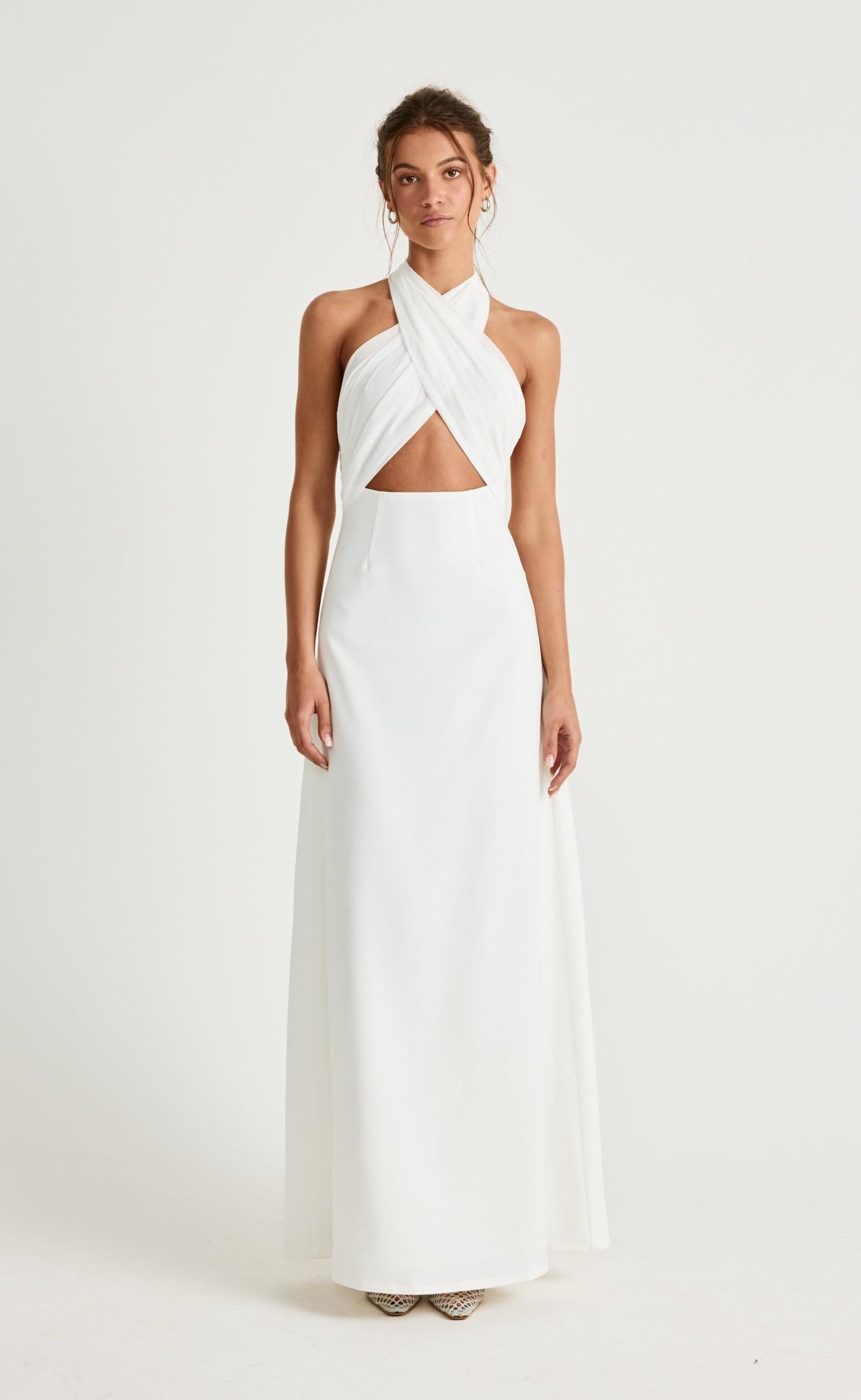 Sara Maxi Dress (White)