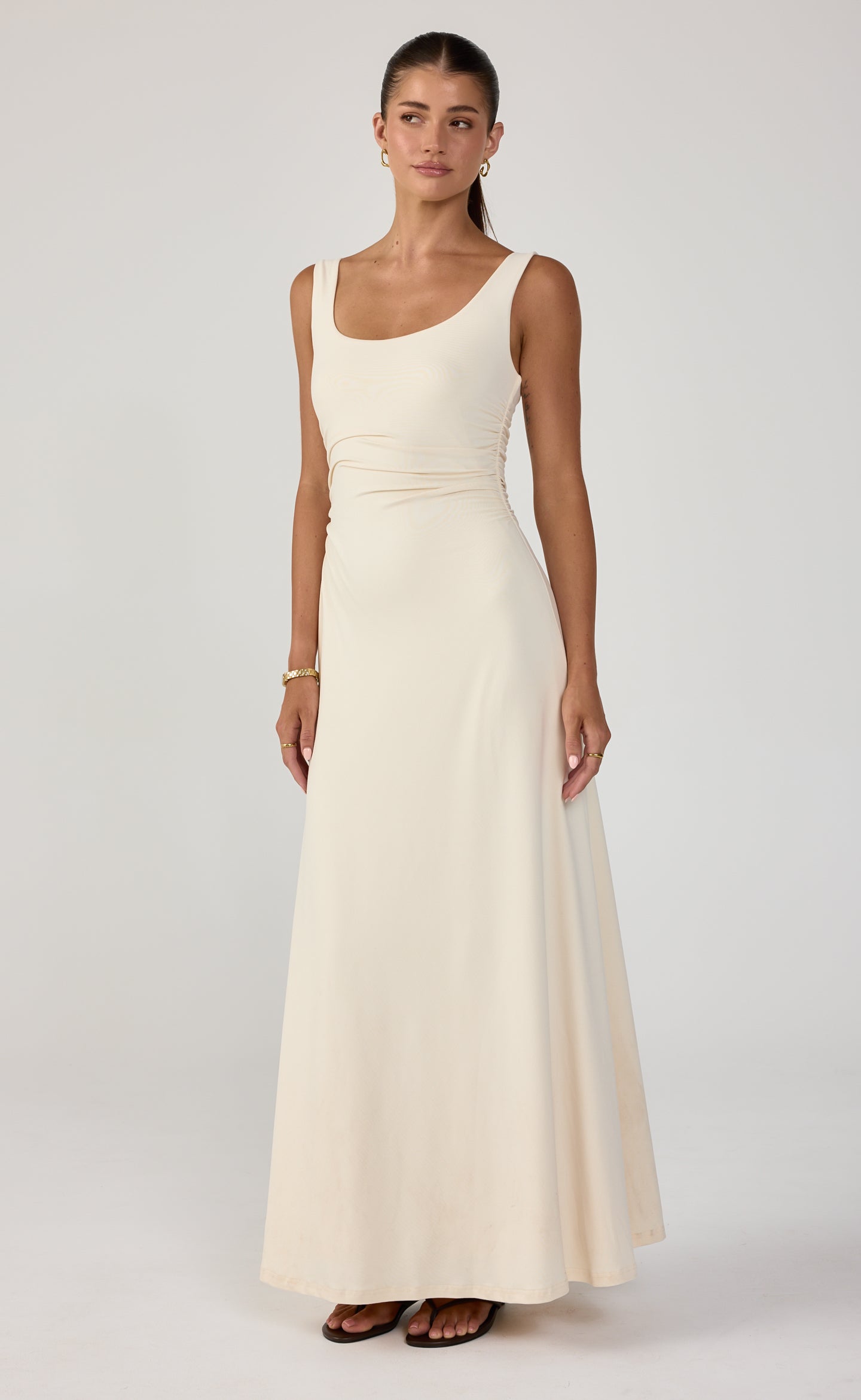 Koa Maxi Dress (Oat)