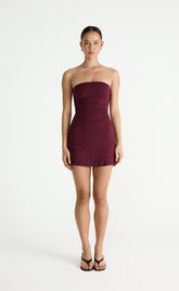 Sarie Mini Dress (Plum)