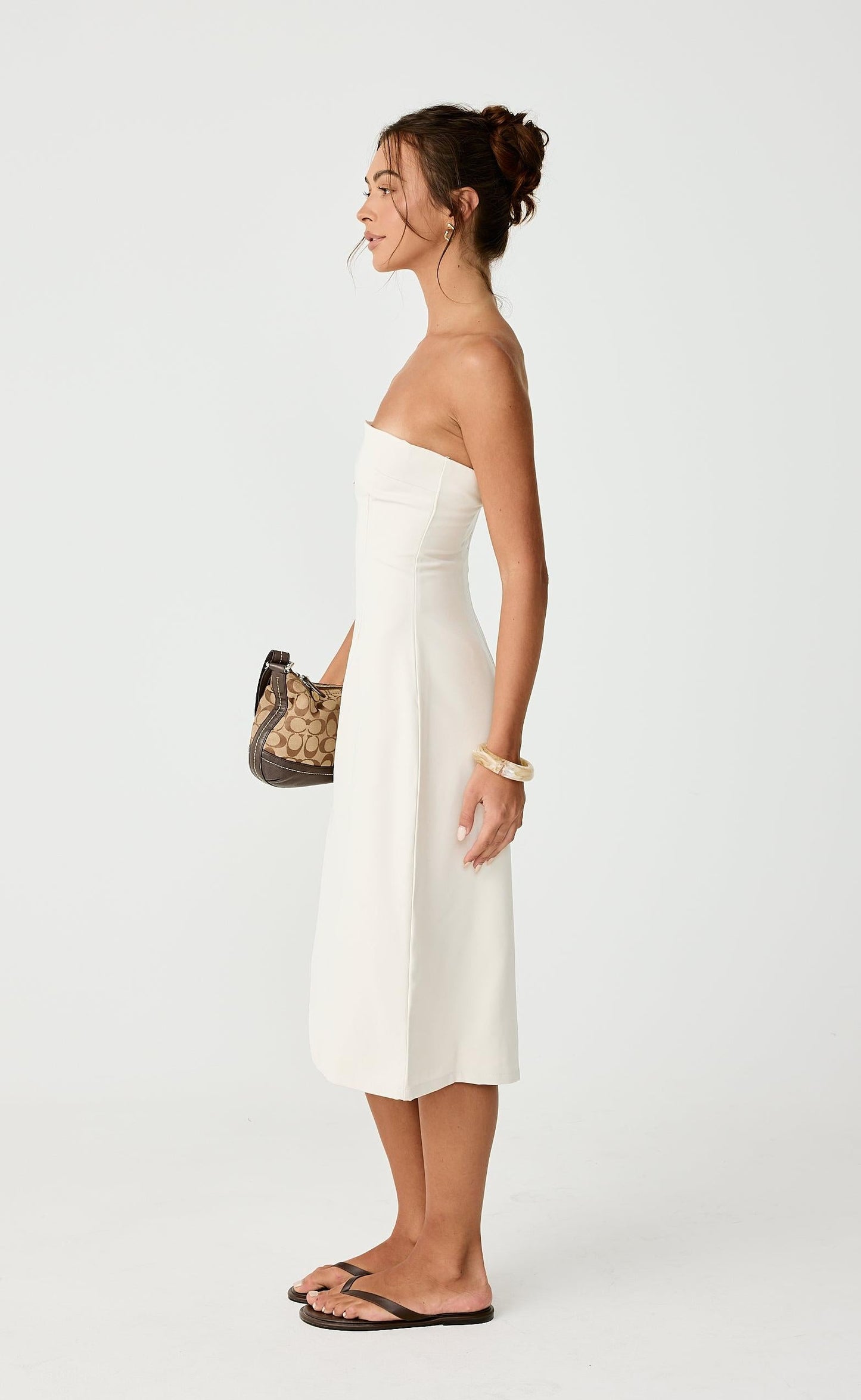 Sebel Midi Dress (Oat)