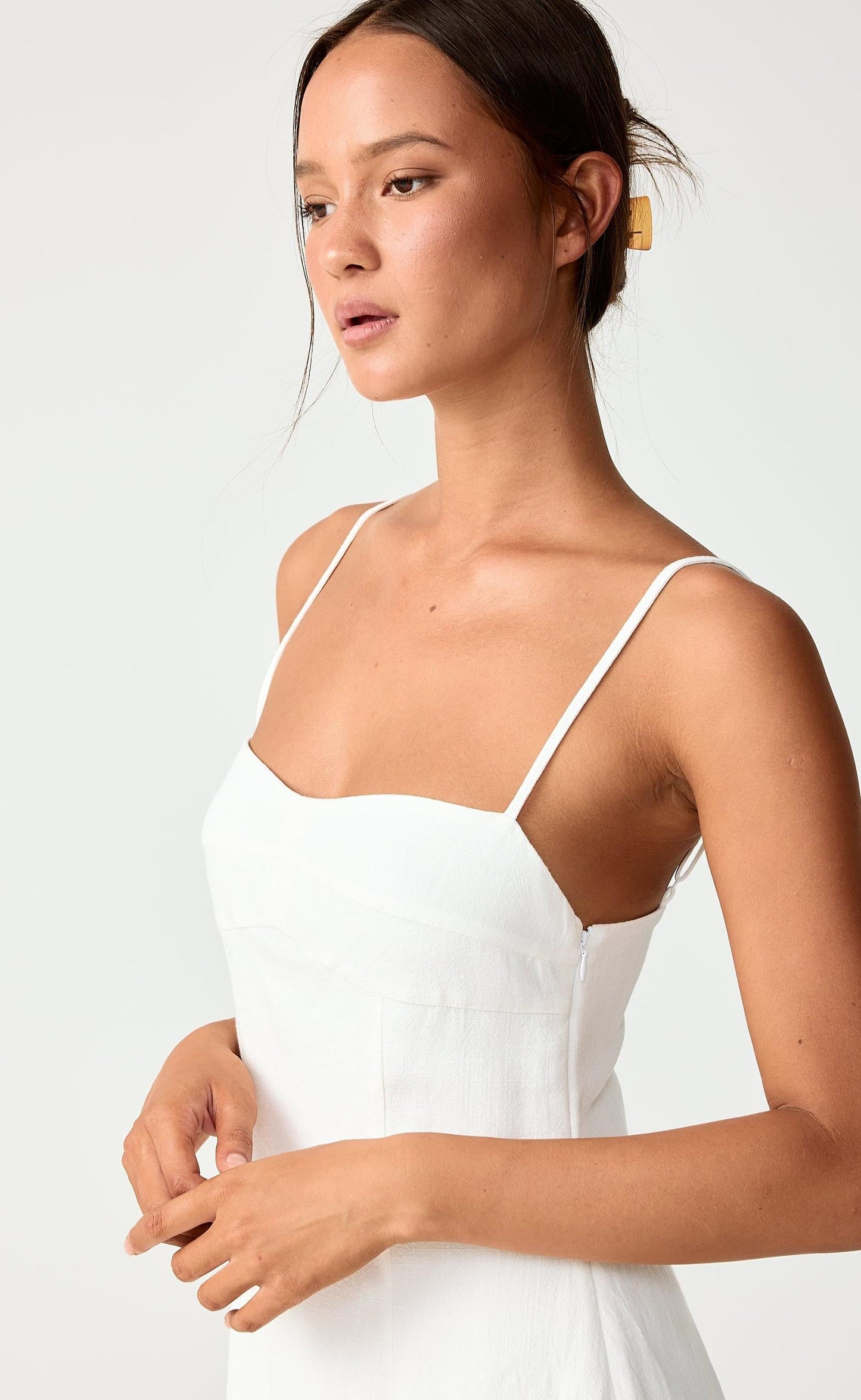 Selene Mini Dress (White)