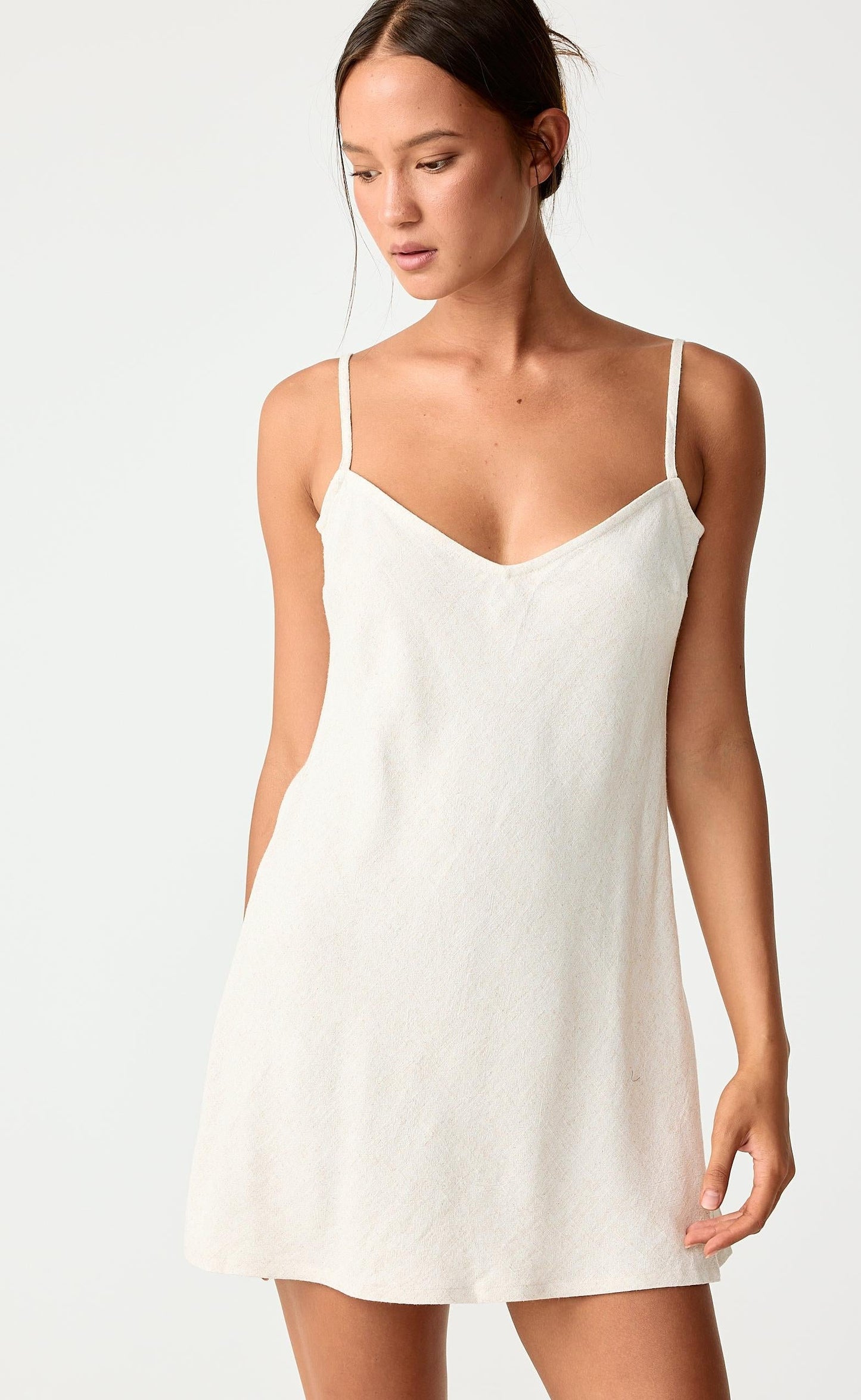 Thea Mini Dress (Natural)