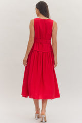 Loving You Sleeveless Midi Dress