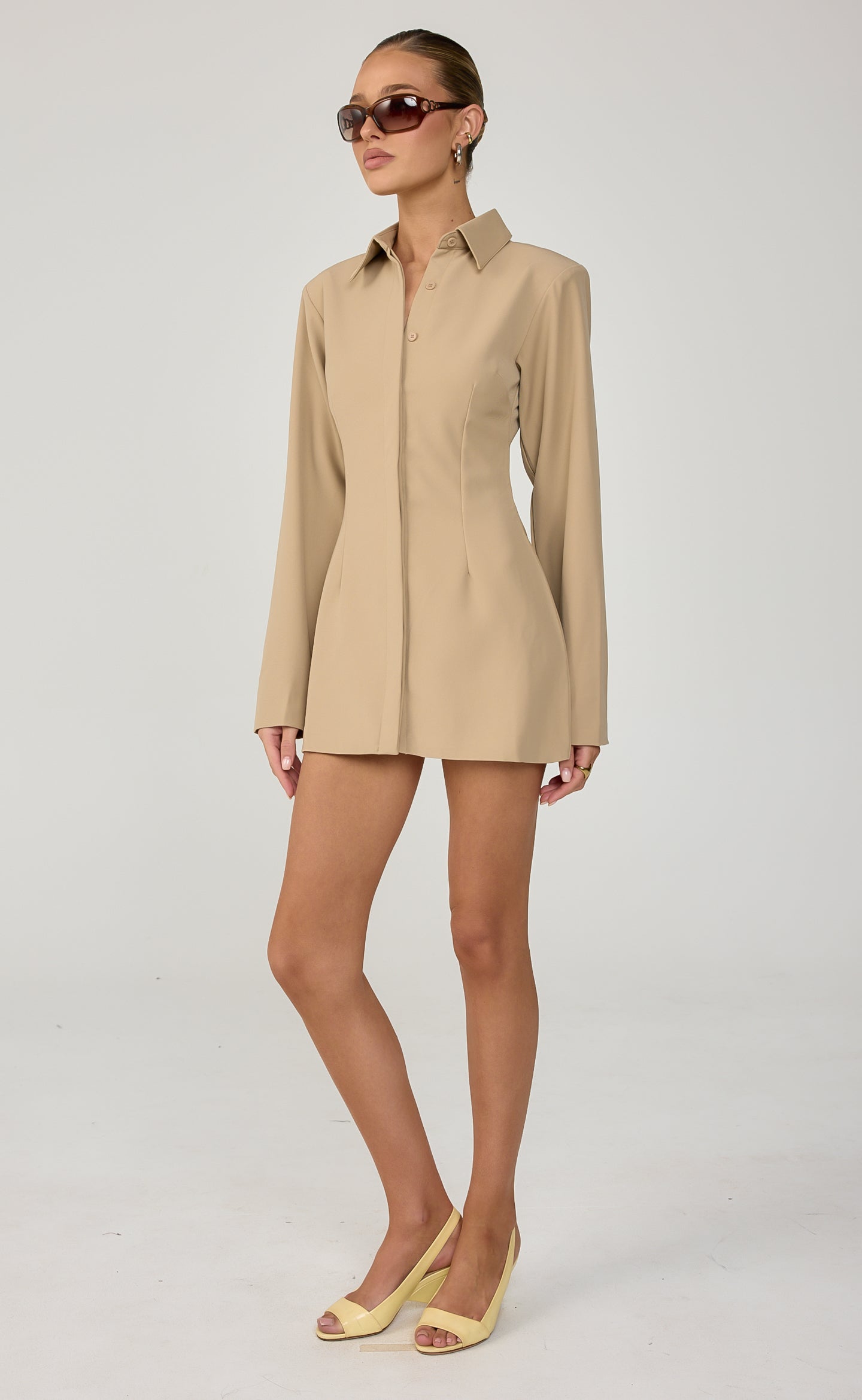 Mariella Mini Dress (Honey)