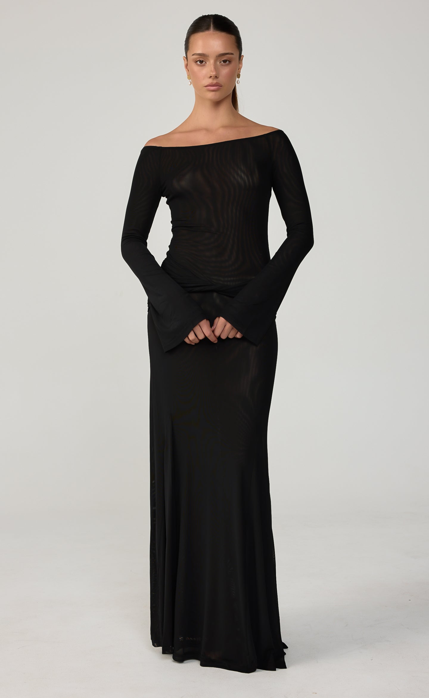 Soleil Maxi Dress (Black)