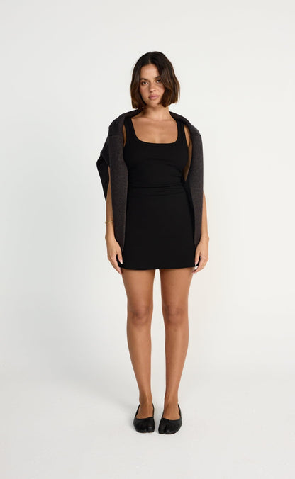 Jayden Mini Dress (Black)