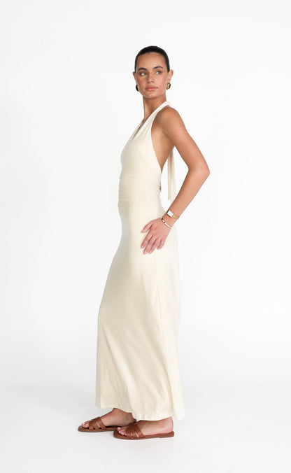 Araminta Maxi Dress (Oat)