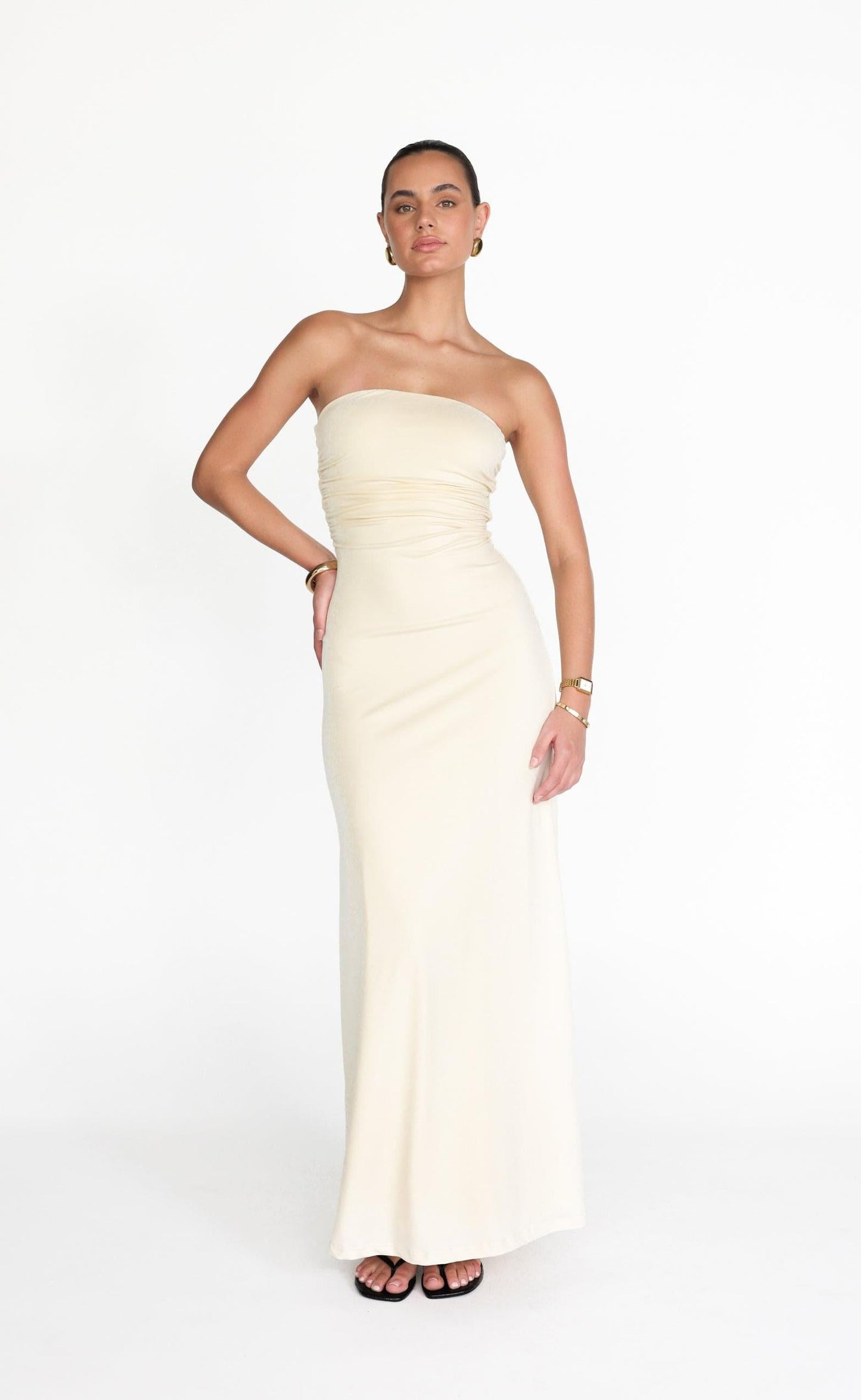 Sarie Maxi Dress (Oat)