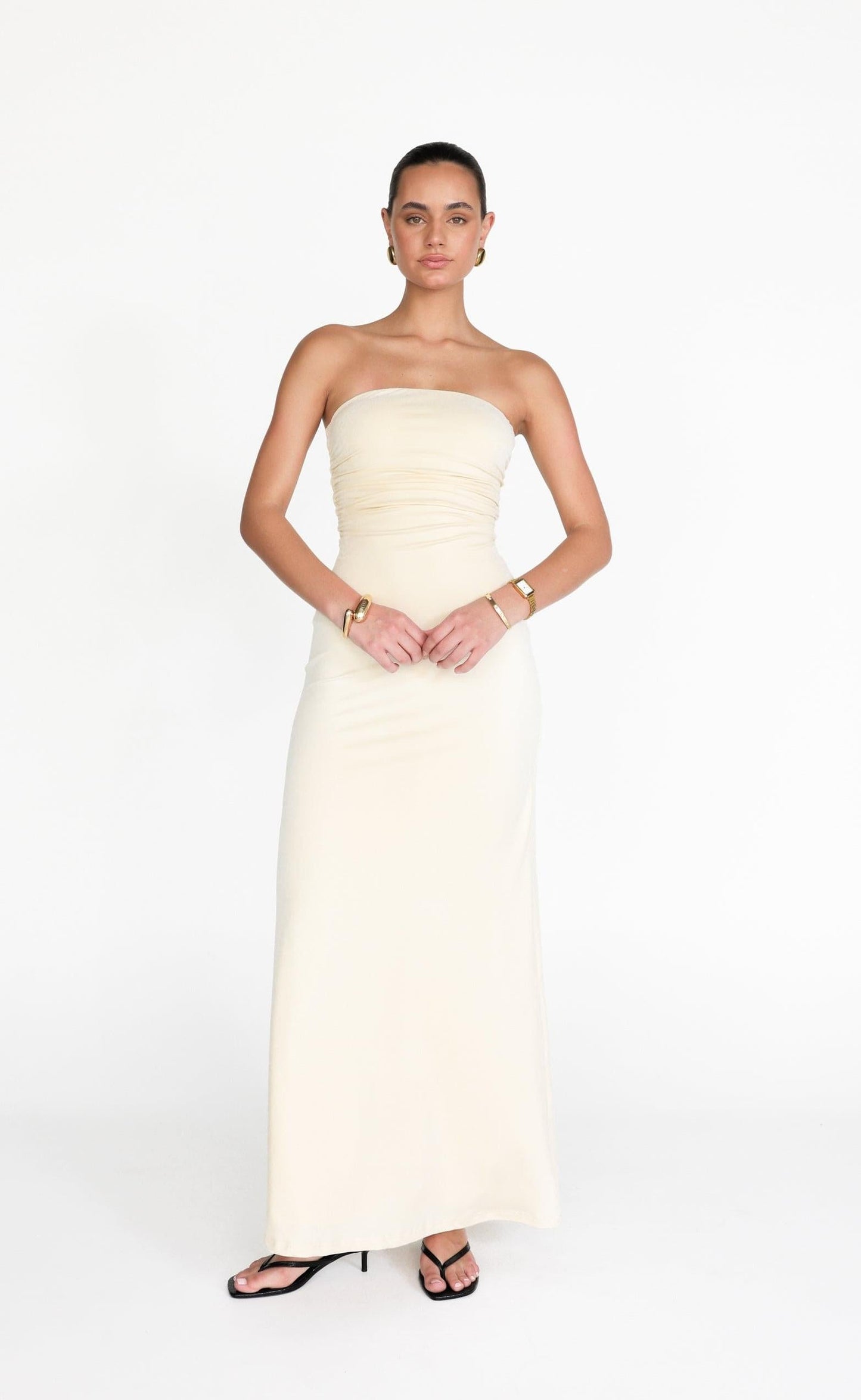 Sarie Maxi Dress (Oat)