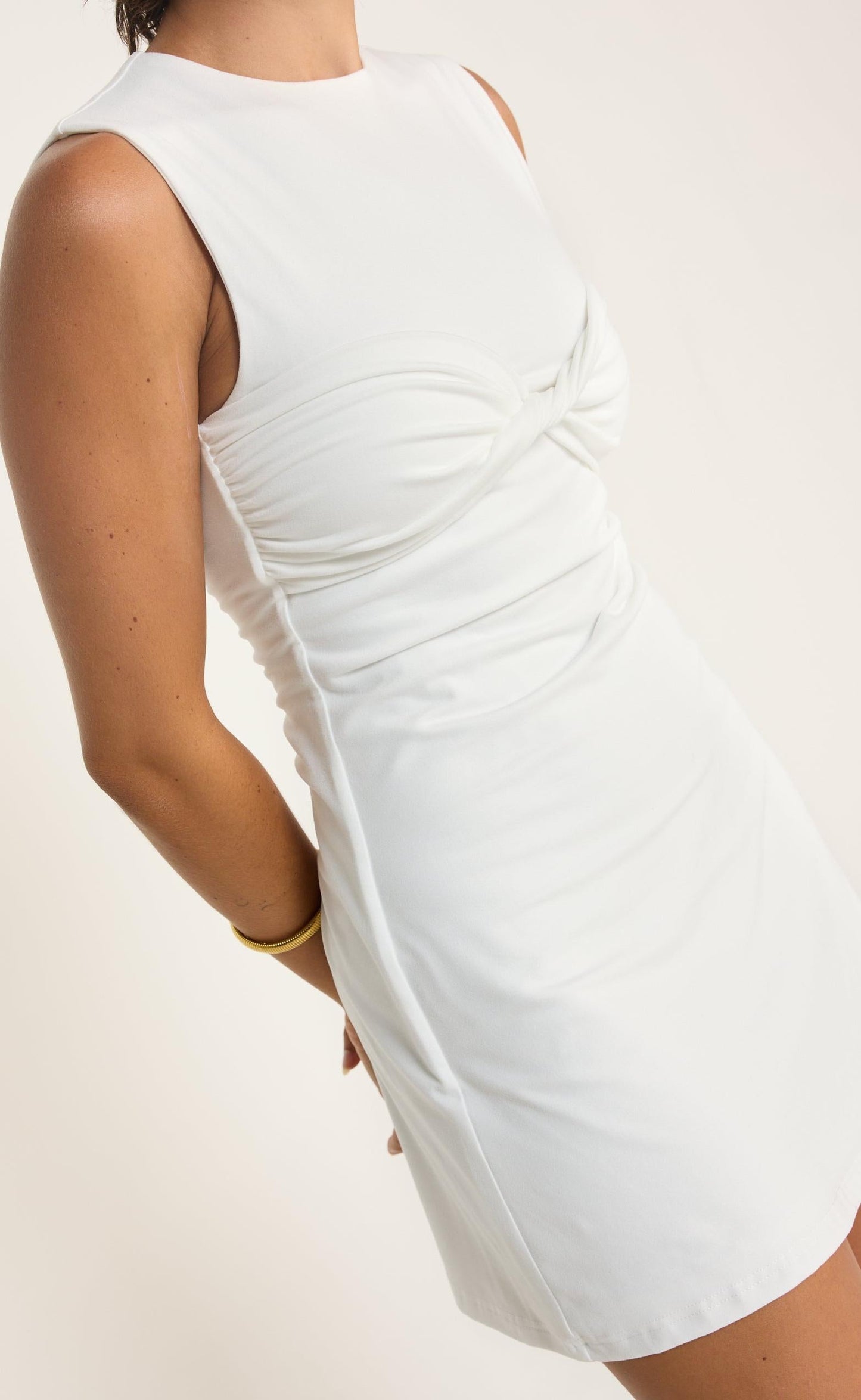 Seaside Mini Dress (White)