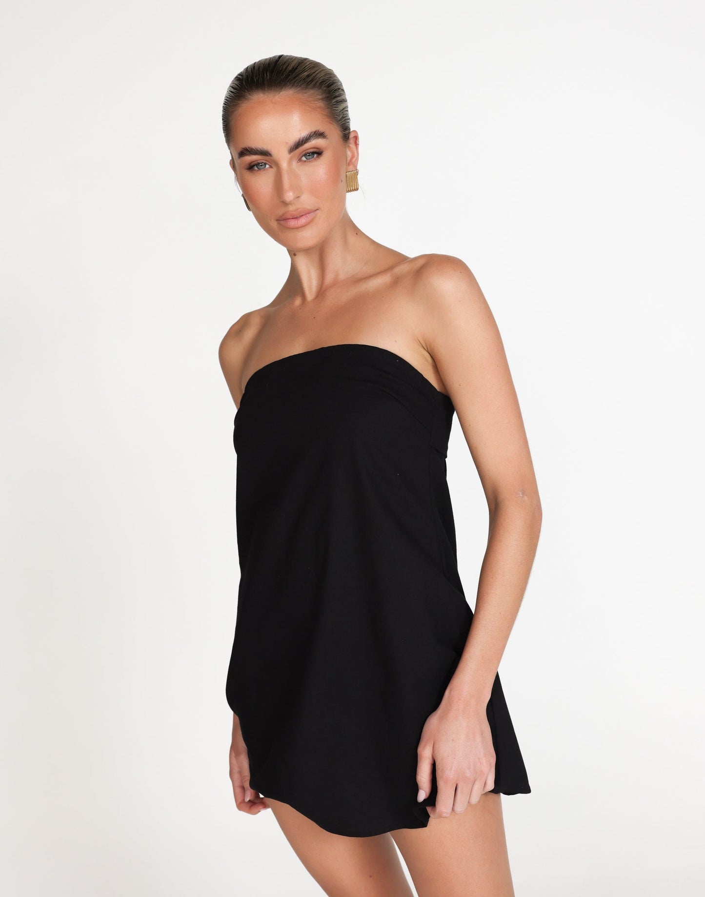 Hati Mini Dress (Black)