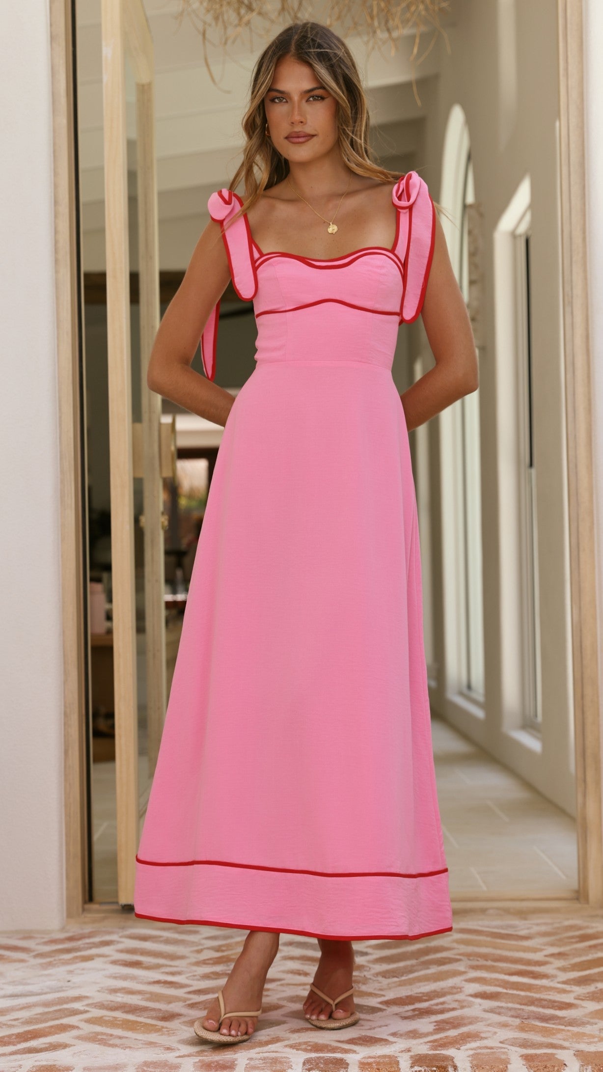 Beverly Maxi Dress - Pink
