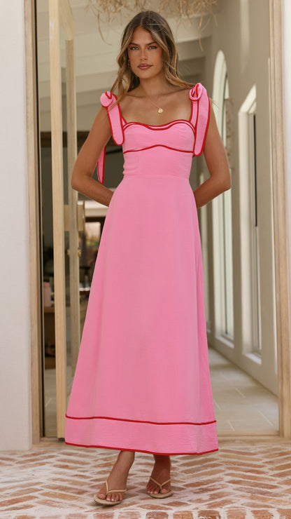 Beverly Maxi Dress - Pink