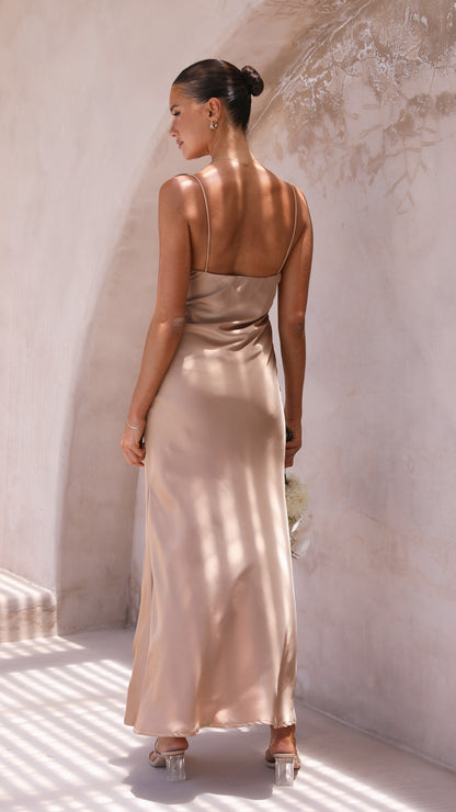 Ziah Maxi Dress - Latte