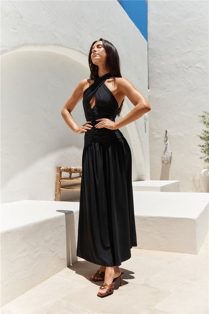 Mocha Moments Maxi Dress Black