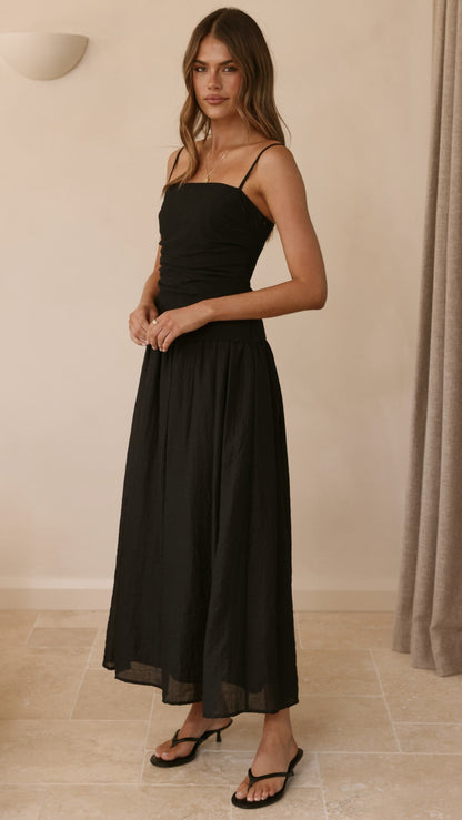 Valentina Maxi Dress - Black