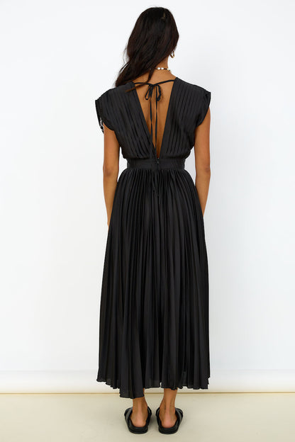 Iridescent Nights Maxi Dress Black