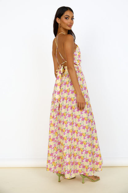 Celestial Dreams Maxi Dress Floral