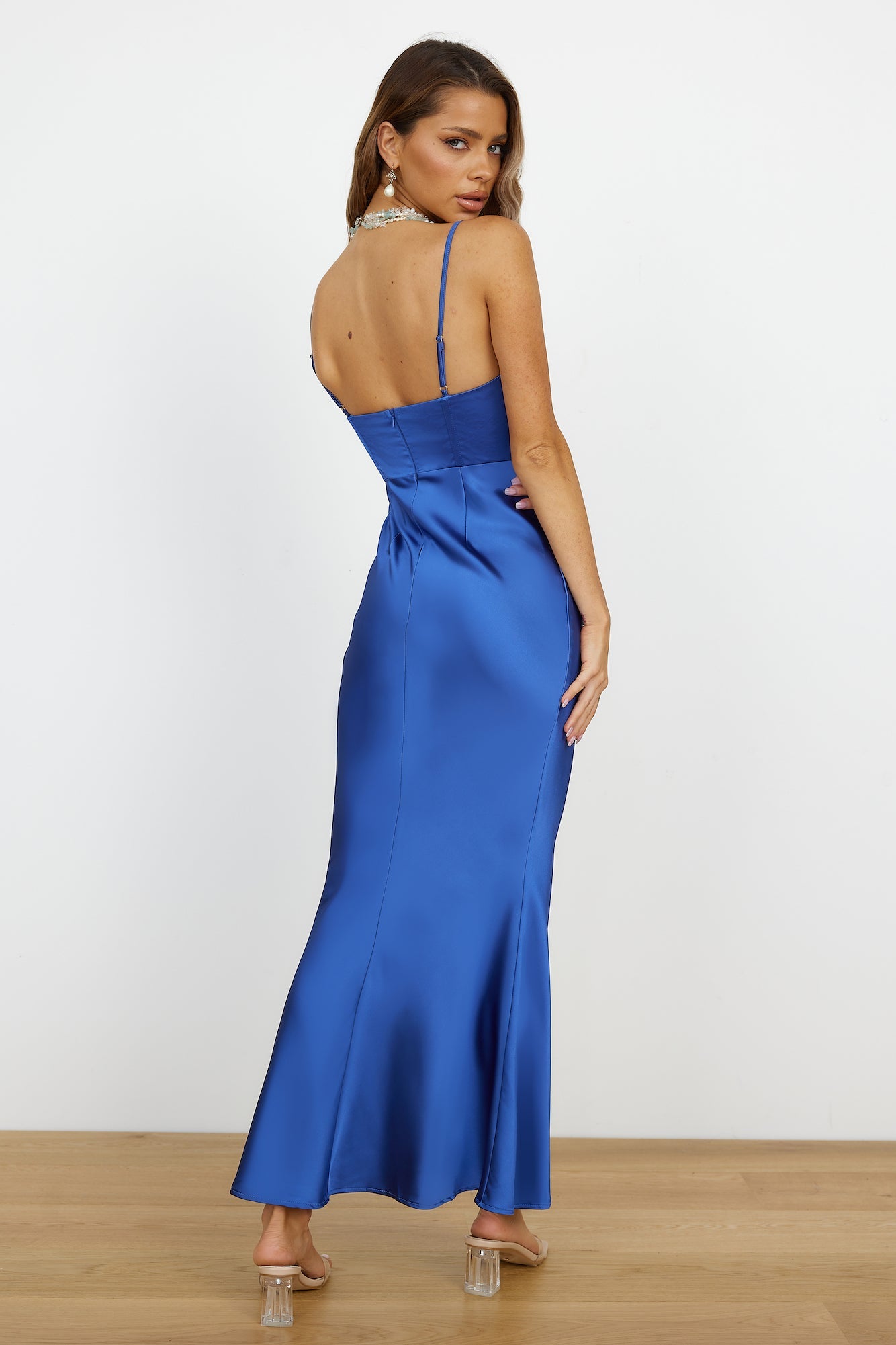 Lucky Moments Maxi Dress Blue