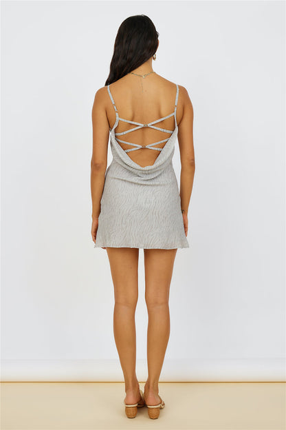 Springtime Lover Dress Grey