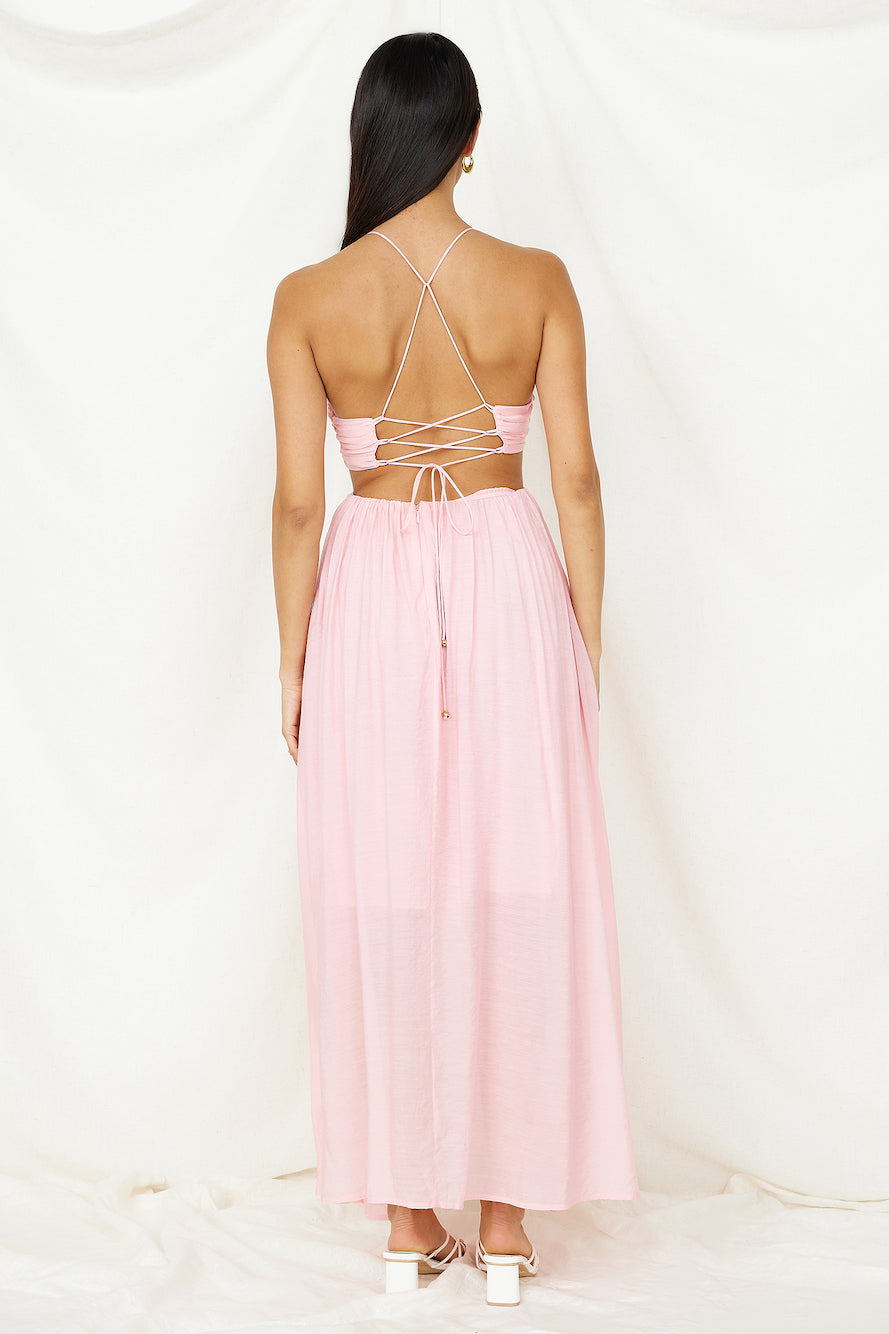 Sahara Journey Maxi Dress Blush
