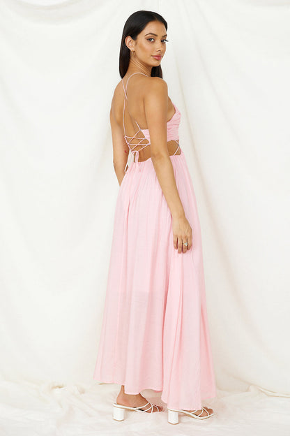 Sahara Journey Maxi Dress Blush