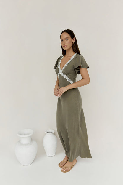 Oliviera Maxi Dress Green