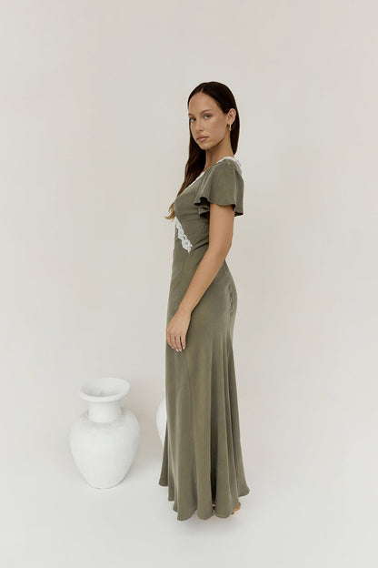 Oliviera Maxi Dress Green