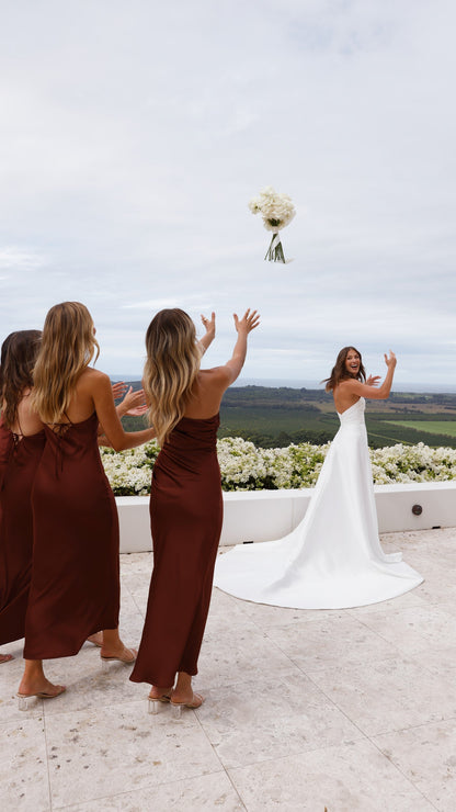 Willow Maxi Dress - Brown