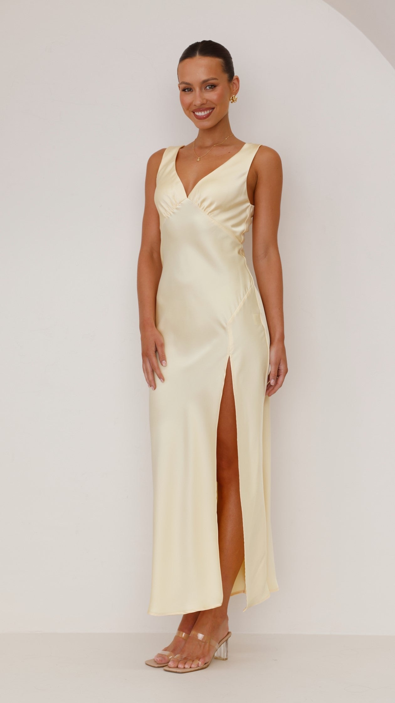 Taylor Maxi Dress - Lemon