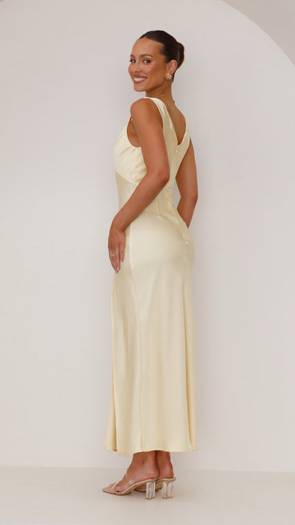 Taylor Maxi Dress - Lemon