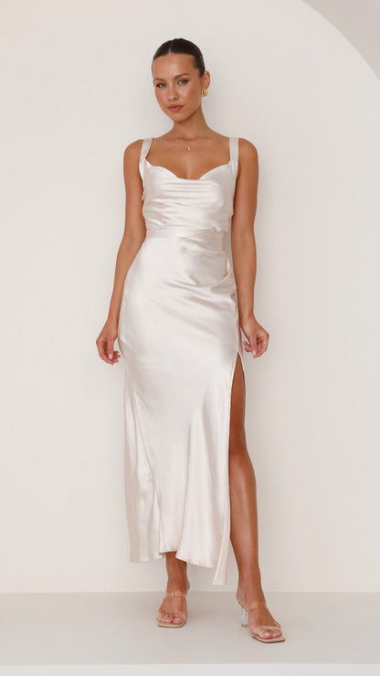 Zendaya Maxi Dress - Champagne