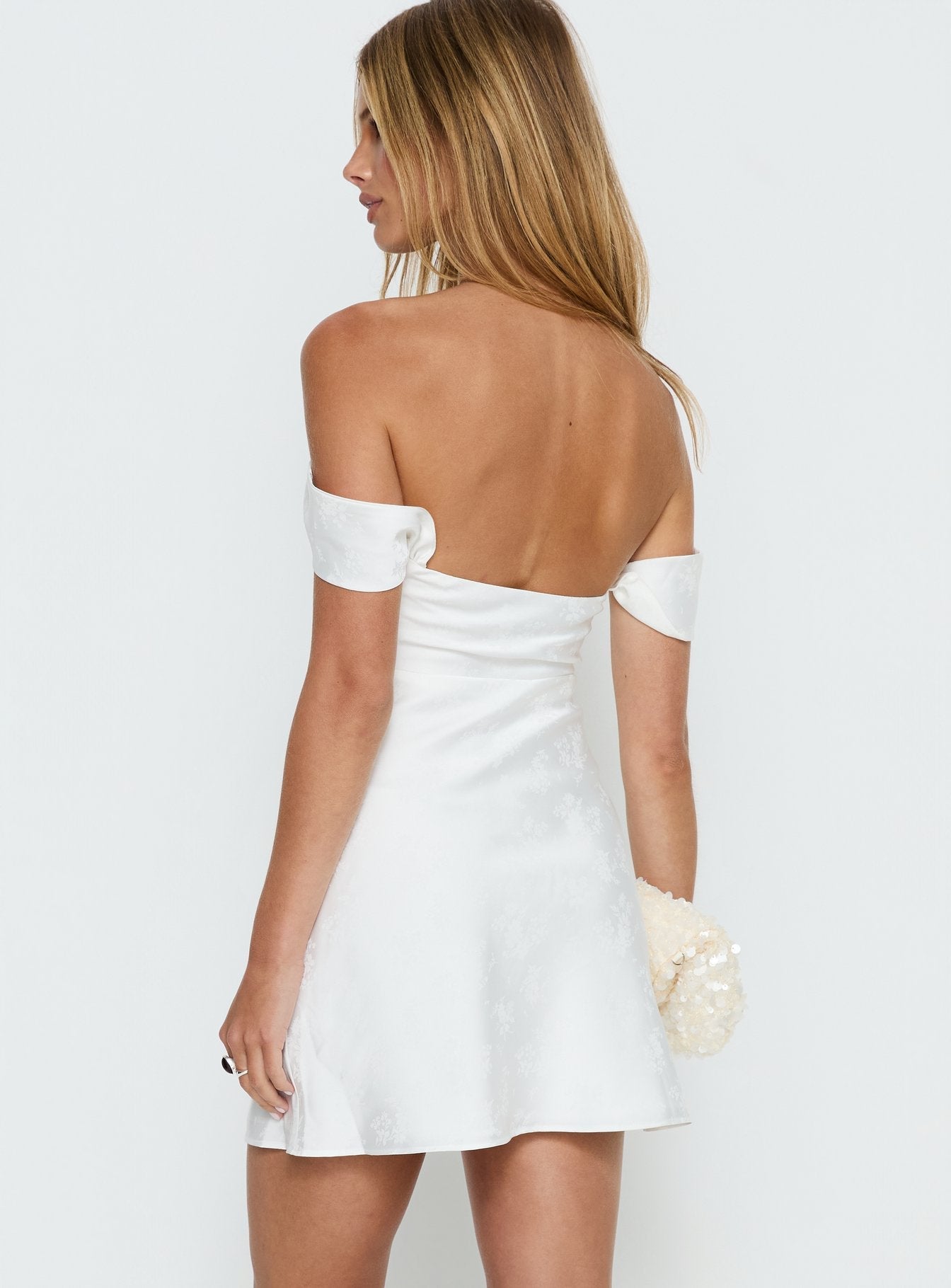 Zabbarra Mini Dress White Floral