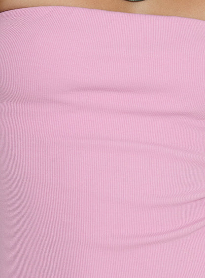 Baseline Strapless Mini Dress Pink