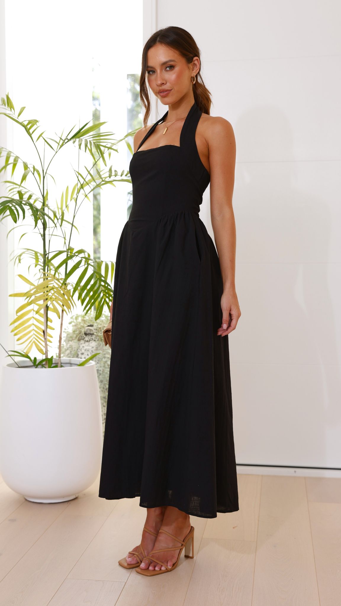 Caden Maxi Dress (Black)