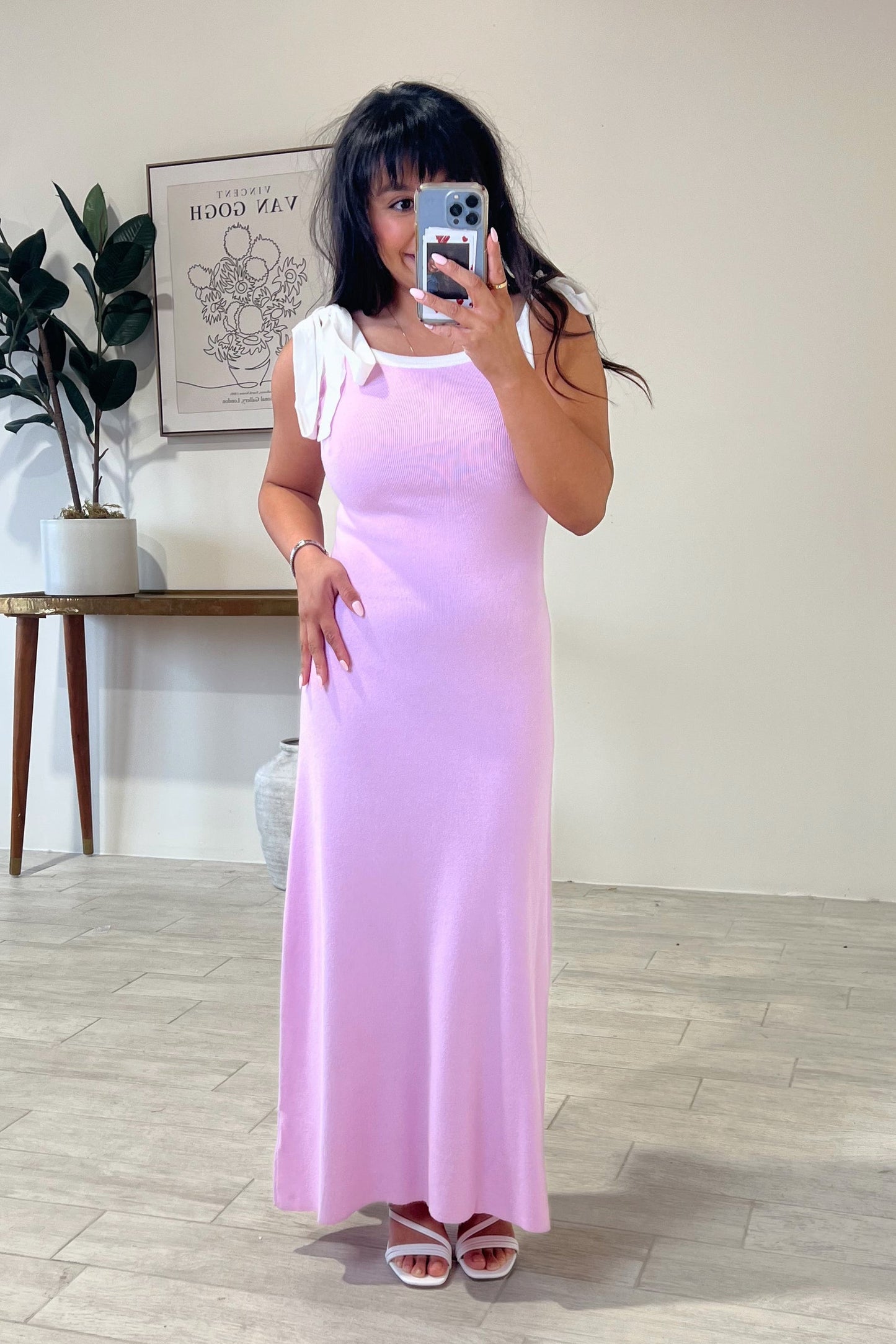 Able Tied Up Maxi Sweater Dress
