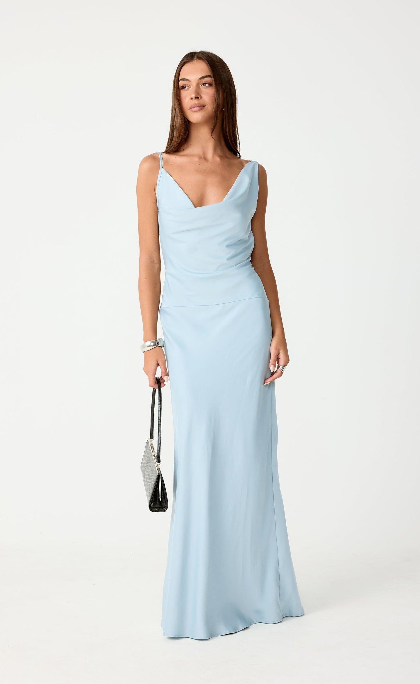 Adley Maxi Dress (Pale Blue)