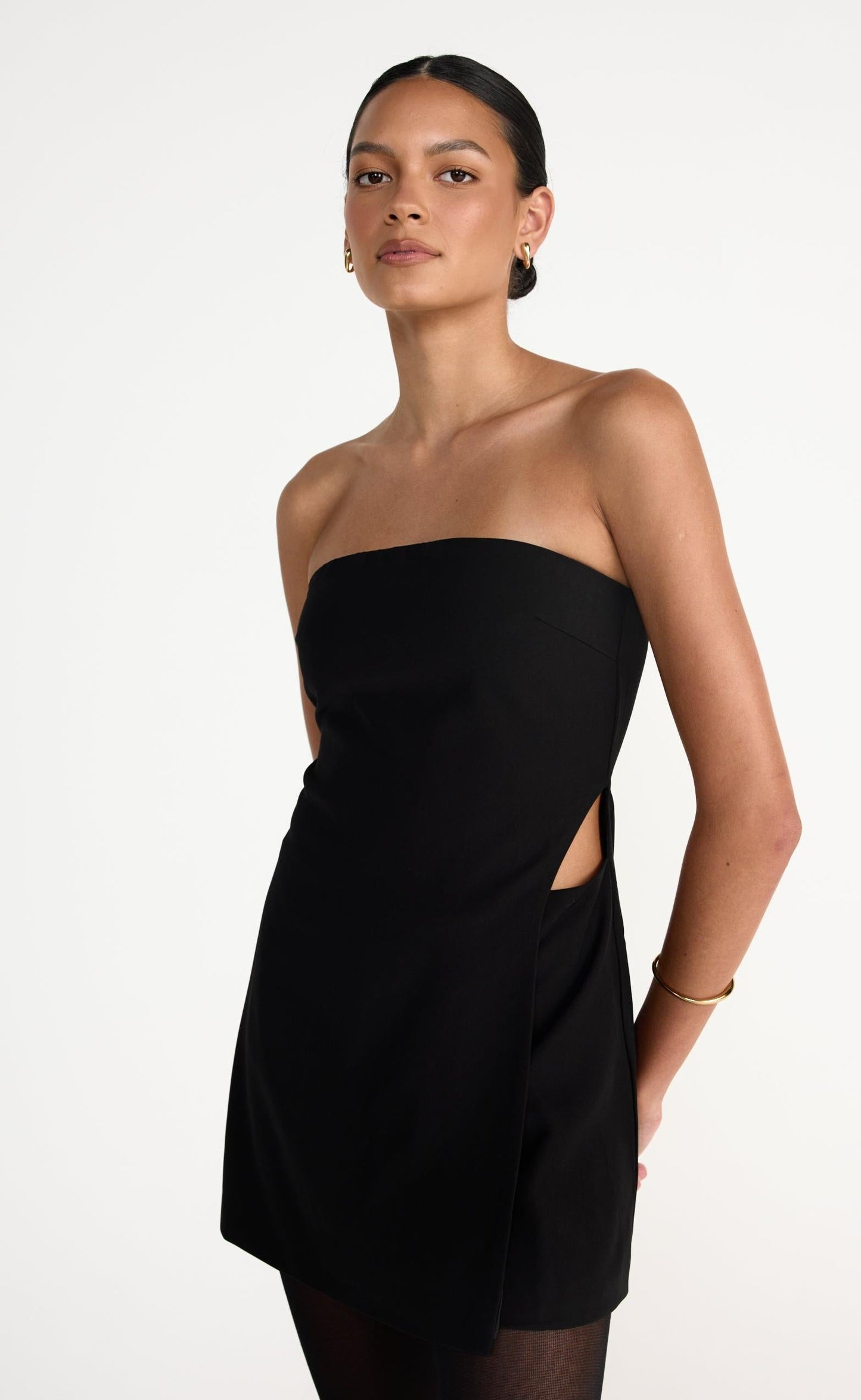 Gabby Mini Dress (Black)