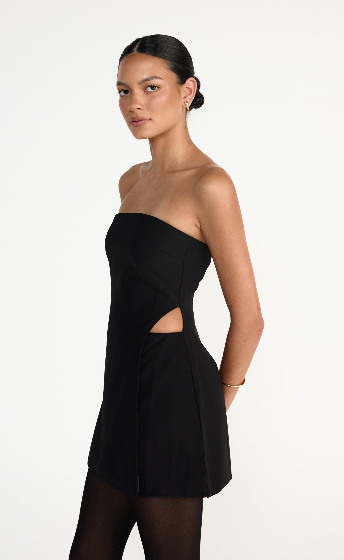 Gabby Mini Dress (Black)