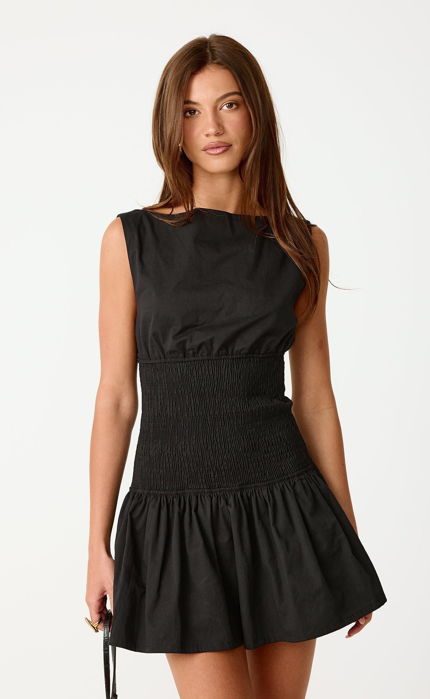 Aloha Mini Dress (Black)