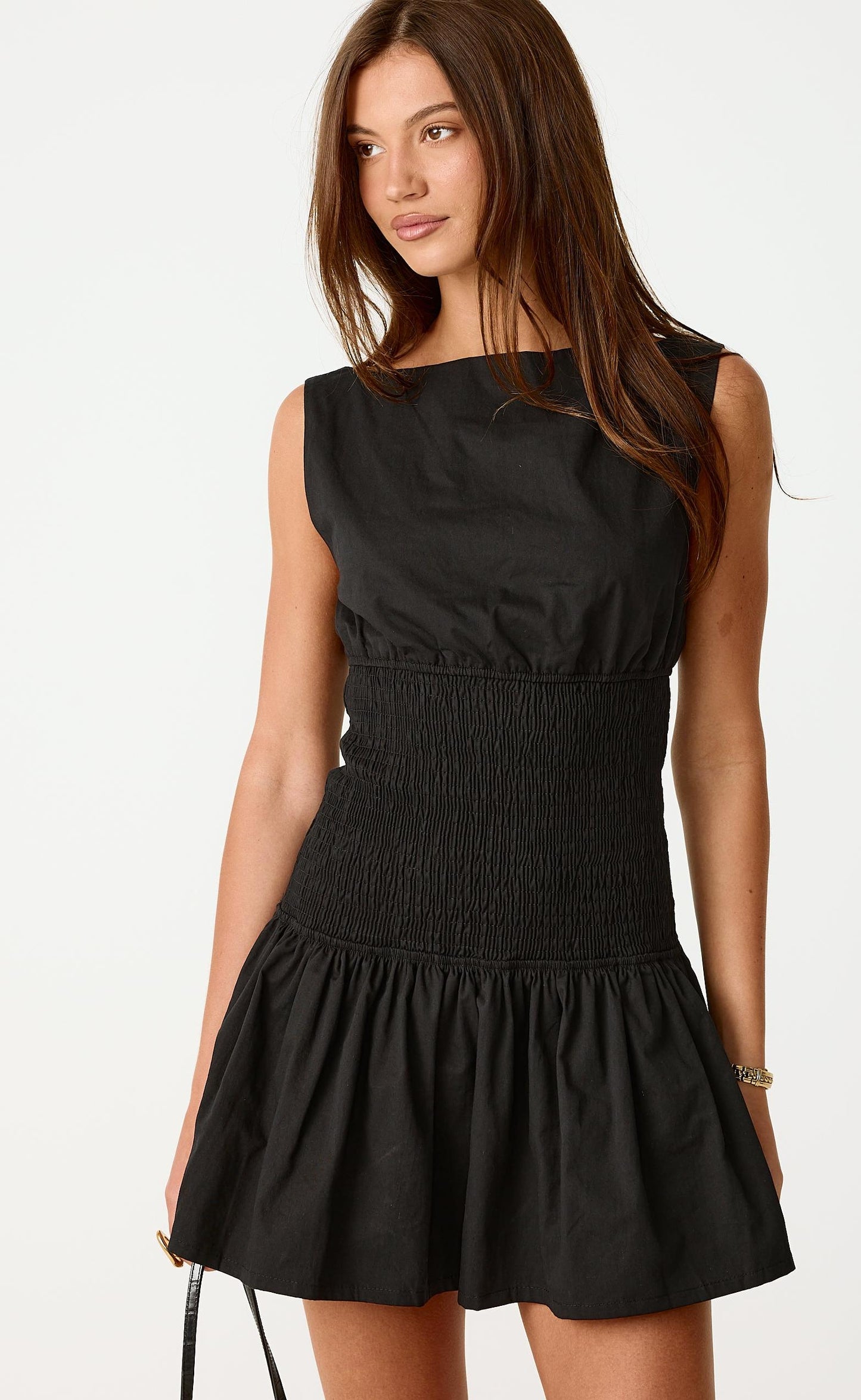 Aloha Mini Dress (Black)