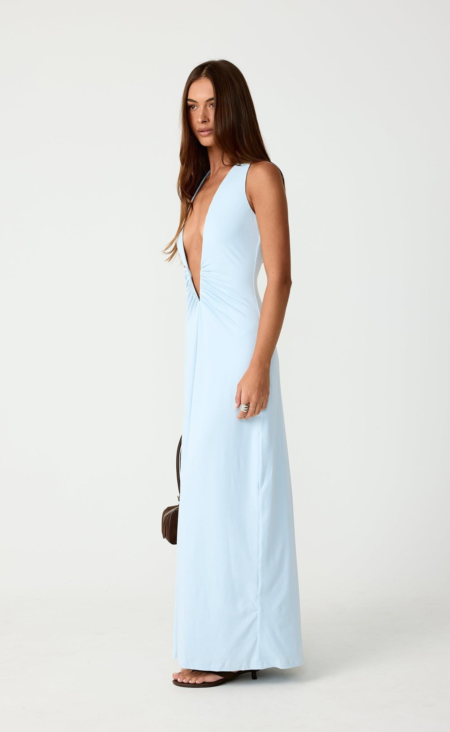 Avril Maxi Dress (Ice Blue)