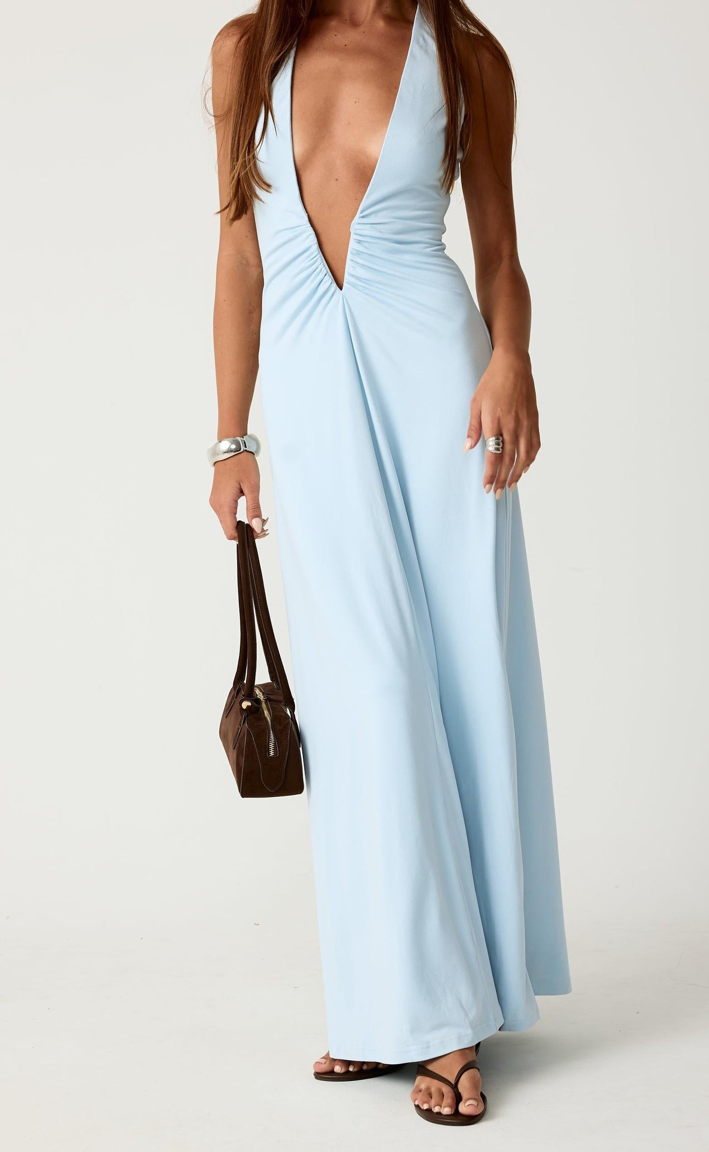 Avril Maxi Dress (Ice Blue)