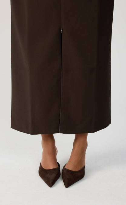 Abbott Maxi Dress (Chocolate)